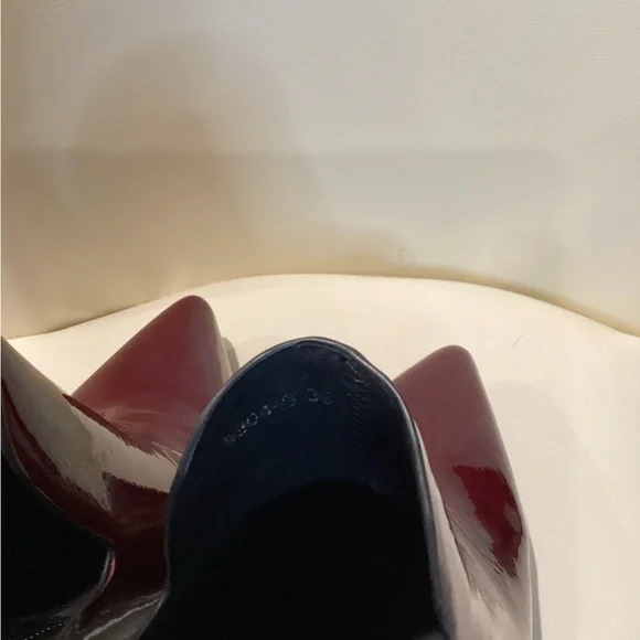 Alias Mae Glossy Burgundy Mules - Picture 4 of 4